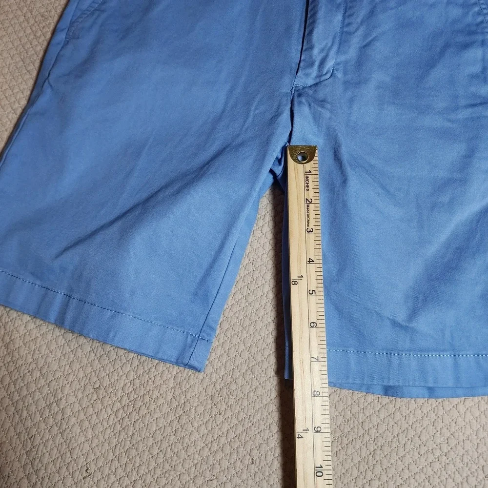 Vineyard Vines Breaker Shorts Men's Size 28 Blue Flat Front Chino Preppy 7